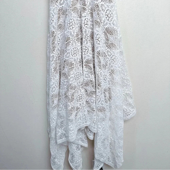 LOVE SAM Womens Size Small Scarlet Lace Handkerchief Hem - Picture 8 of 14